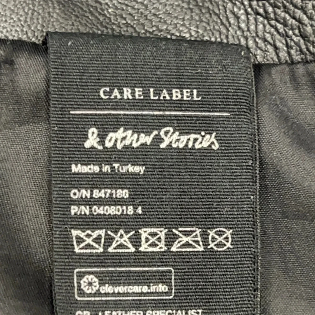 & Other Stories, Wickelrock, Größe: 36, Schwarz, Leder/Polyester/Viskose #nvH