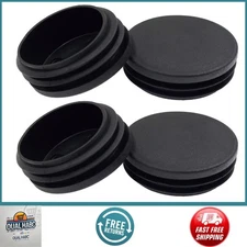 Suiwotin 45mm Round Plastic End Caps – 4-Pack Tubing Plugs for Furniture Legs