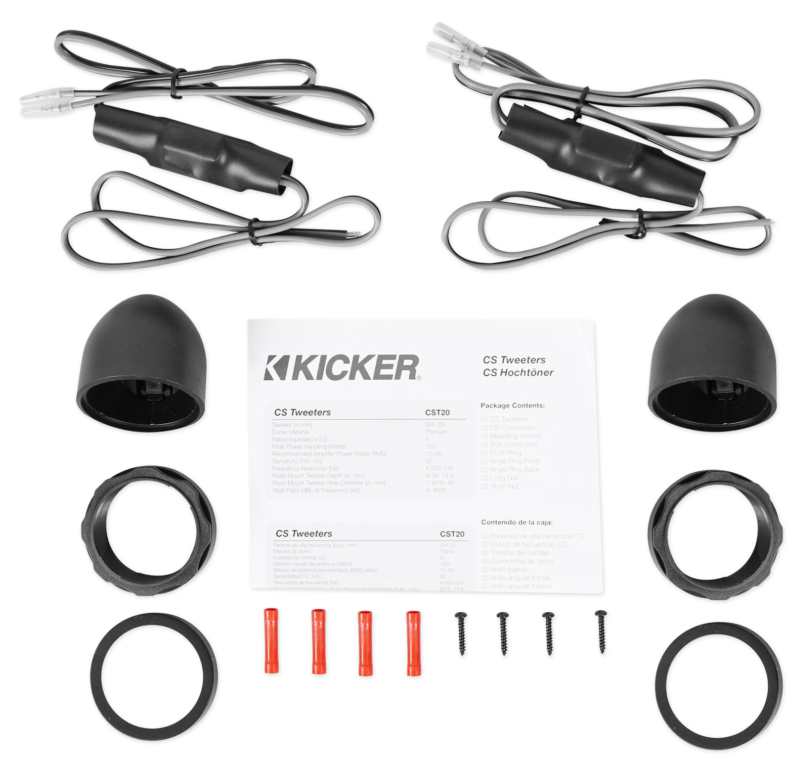 Сменные твитеры Kicker 46CST204 для Chevrolet Silverado 2003-2006 годов выпуска