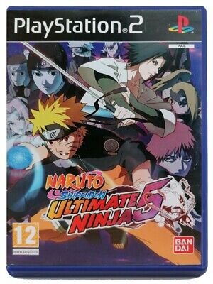 ps2 Naruto Shippuden Ultimate Ninja 5 Game Playstation PAL UK VERSION