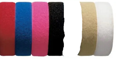 ONE YARD Sew On Hook And Loop Fastener Tape 3/4'' 8 Colors (3 feet)(1 Meter)