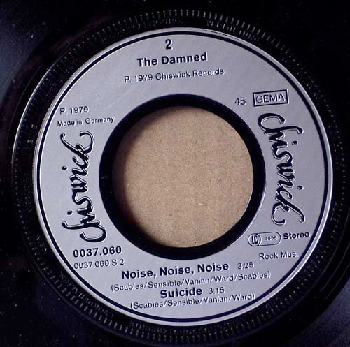 The Damned / Love Song 1979 Germany only 7in Vinyl Chiswick Records 0037060 - Picture 3 of 3