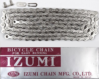 #ad Izumi Standard Silver 1 8quot; 116L Single Speed BMX Track Fixed Gear Bicycle Chain $23.20