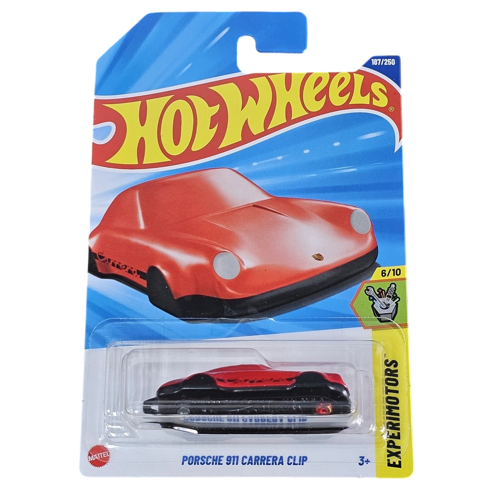 2025 Hot Wheels Mainline Case J Porsche 911 Carrera Clip Red | eBay