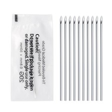 100Pcs Disposable Piercing Stainless Steel Sterile S8L6