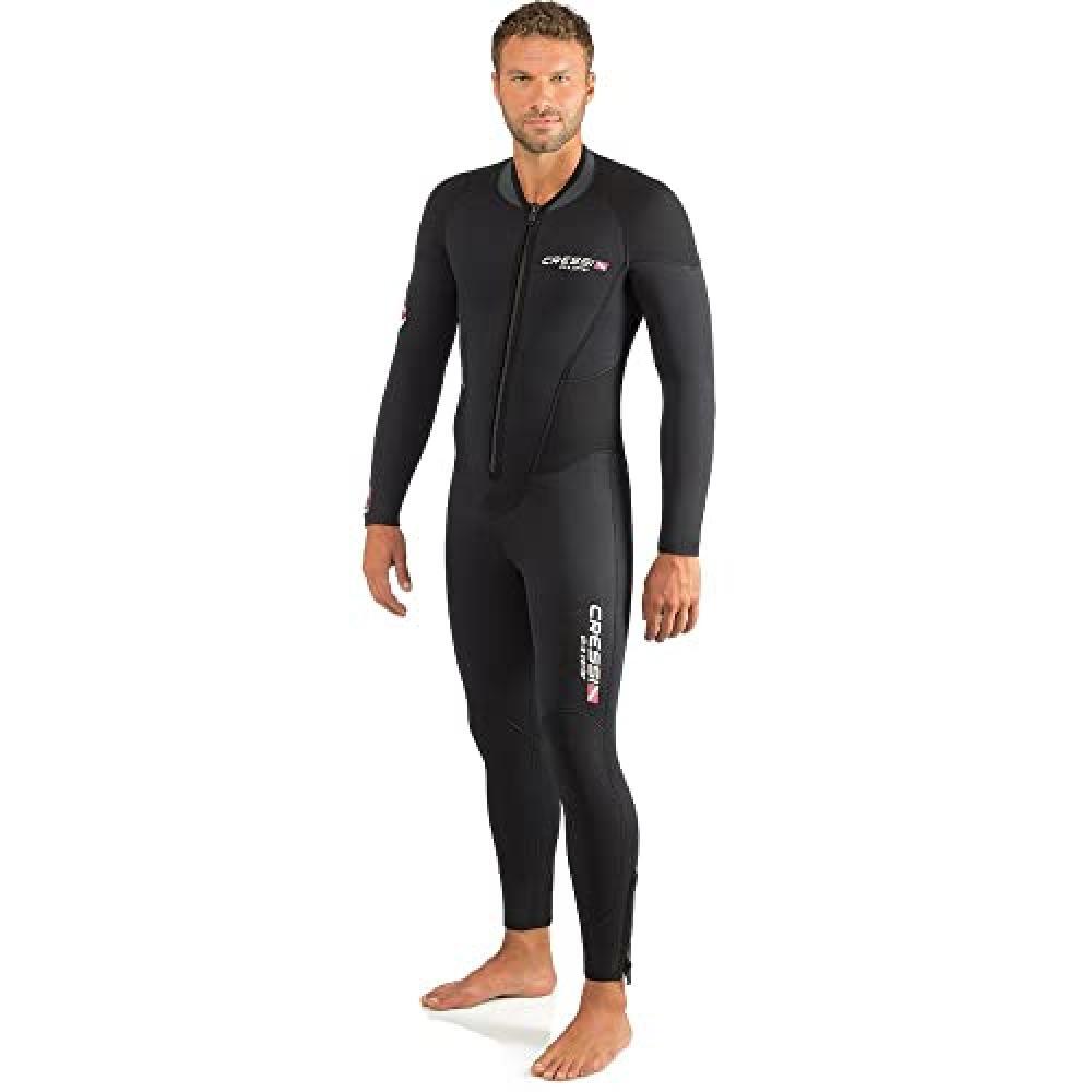 (TG. M) Cressi Endurance Man Monopiece Wetsuit 5 mm, Muta Monopezzo senza Cappuc