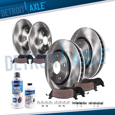 10pc Front Rear Disc Brake Rotors Brake Pads Kit for Camry Avalon ES300H ES350