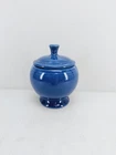 INDIVIDUAL COVERED SUGAR BOWL lapis blue FIESTA WARE NEW