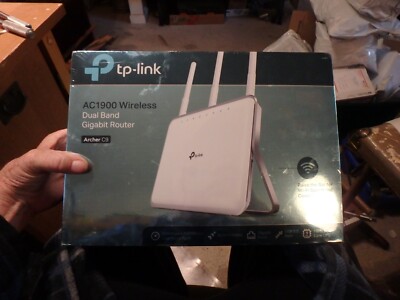 7L -NOS ARCHER TIP-Link C9 AC1900 dual Gigabit band router-still sealed