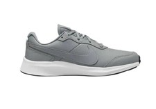 Kids Boys Nike Varsity Leather GS Particle Grey Gray Running Shoe Size 7y