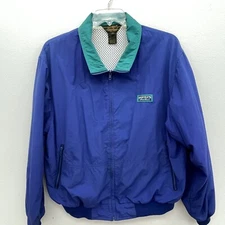 Eddie Bauer Men’s XL Hydrofil Mesh Lined Windbreaker Jacket Bomber USA Vintage 