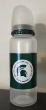 Baby Fanatic NCAA Spartan Baby Bottle w/lid