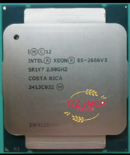 Intel Xeon E5-2666 V3 2.50GHz 12 Core 120W 30MB SR1XP LGA2011-3 CPU Processor