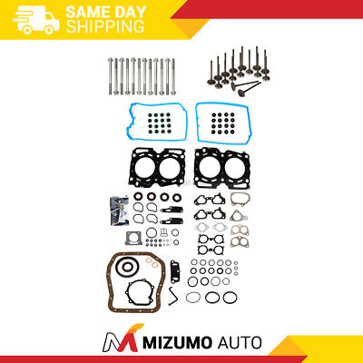 Full Gasket Set Intake Exhaust Valves Fit 02-05 Subaru Impreza USDM 2.0L EJ20