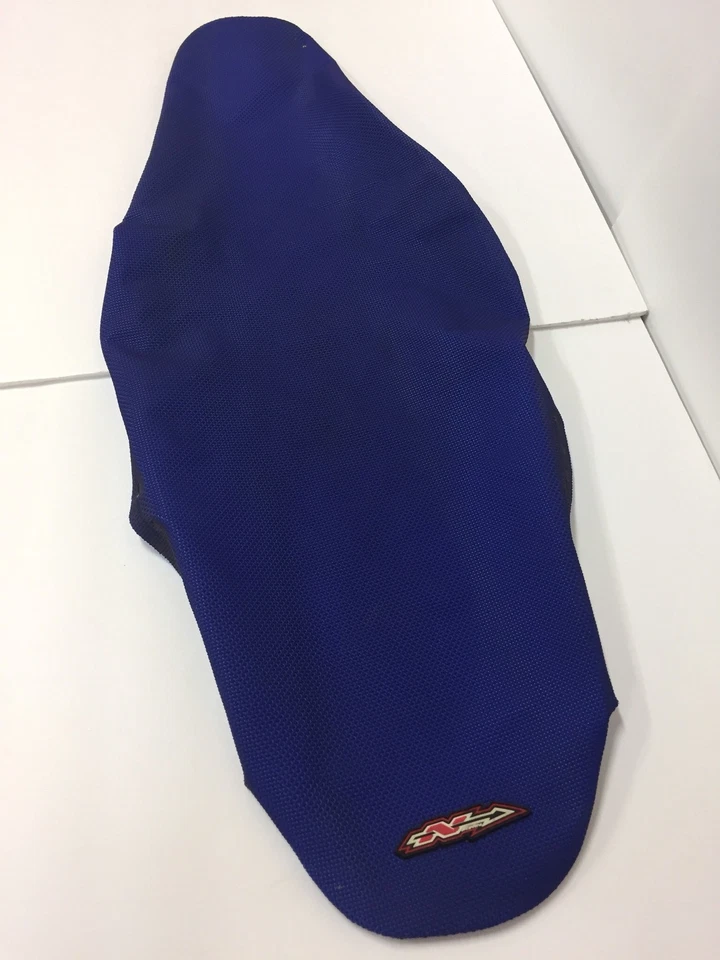 Cubierta de asiento estilo N azul lisa All-Trac pinza completa HONDA CRF250 (10-13) 450 (9-12) Foto 2 de 3