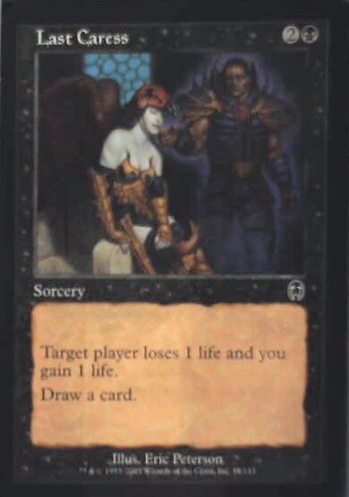 Last Caress - Apocalypse: #41, Magic: The Gathering Nm R60