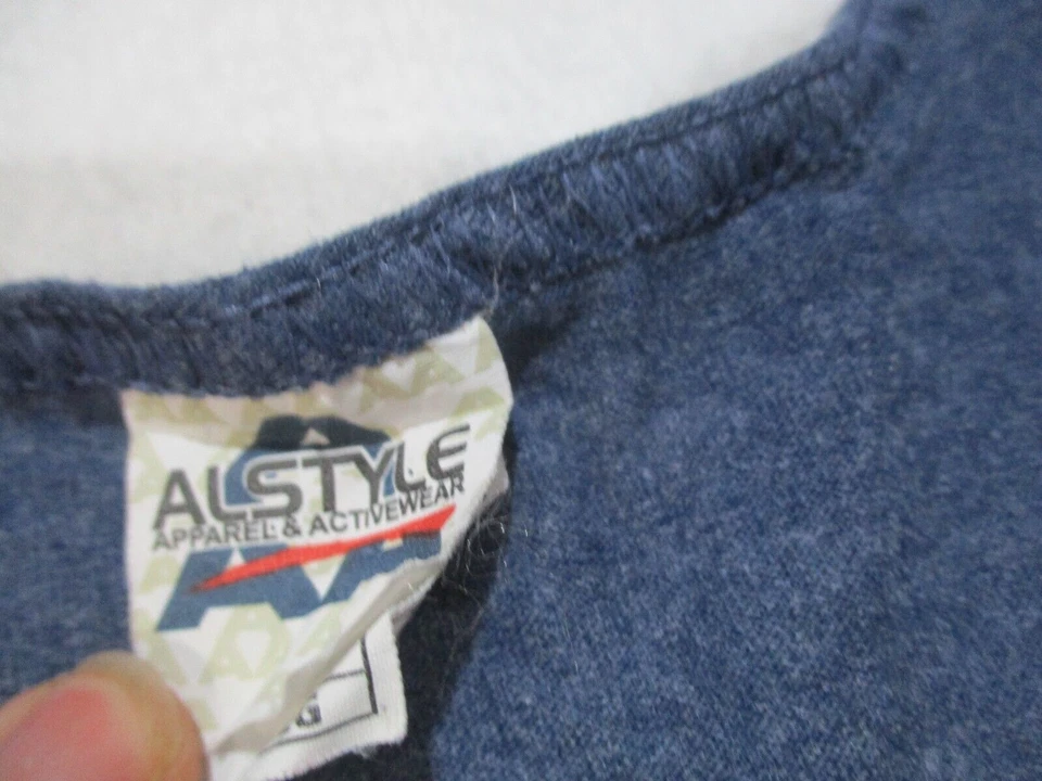 Alstyle Banzai 蓝色坦克背心,尺寸 XL — 第 2/4 张图片