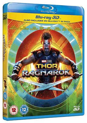 THOR 3: RAGNAROK [Blu-ray 3D + 2D] Chris Hemsworth Marvel Universe Avengers MCU