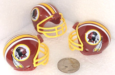 Lot 3 Washington Redskins Vintage 1990s Mini NFL Football Gumball Helmets New D