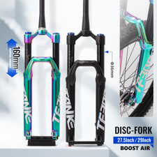 Forcella Boost MTB anteriore 27.5 29 mountain bike sospensione ammortizzazione aria conica
