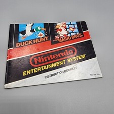 Super Mario Bros / Duck Hunt NES Nintendo Manual Booklet ONLY / No Game