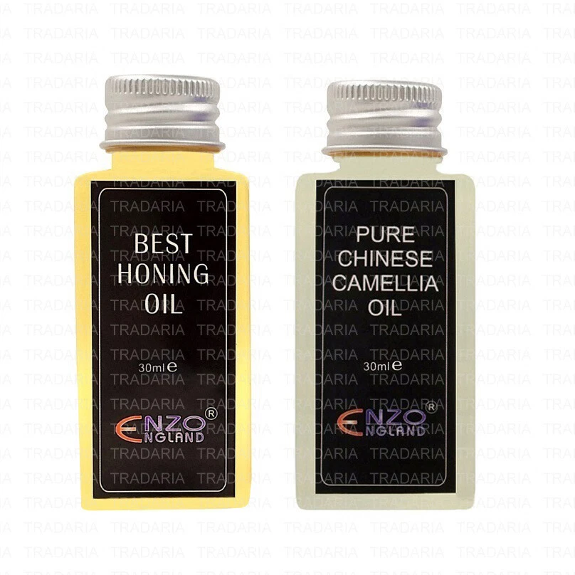 ENZO ENGLAND PURE CAMELLIA HONING OIL GRINDING STROPPING SHARPENING POLISHING CUTTING EDGE