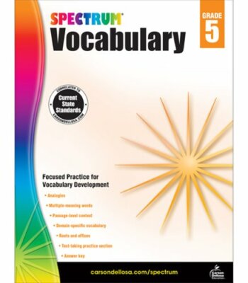 Spectrum Vocabulary, Grade 5: Volume 88 by Spectrum: New