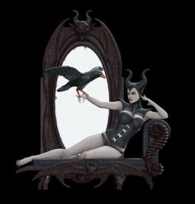 1/8 1/6 Julie Maleficent 3D Printing Figure GK Model Kit Unpainted Unassembled