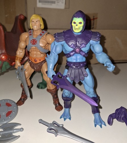 MASTERS UNIVERSE CLASSICS MOTUC MOTU Heman Skeletor & Battlecat - 第 2/4 張圖片