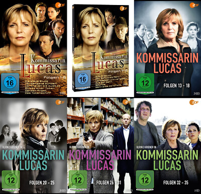 Gesamtedition 2002   2023 KOMMISSARIN ELLEN LUCAS Ulrike Kriener 17 DVD Edition