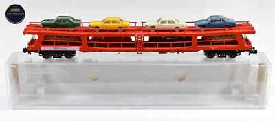 Fleischmann N Car Transport Truck DB Car Train Epoch V-Art. 8295 K 5