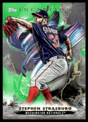 2023 Topps Inception Green Stephen Strasburg Washington Nationals #88