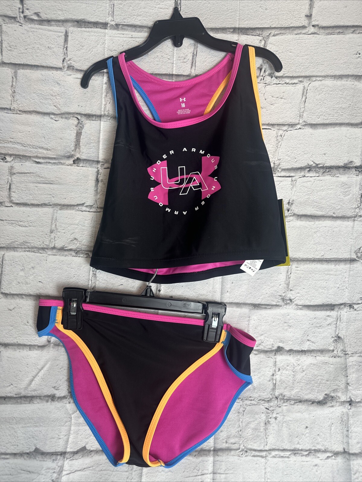 Under Armour Girls' Two-Piece Bikini Set Size 16