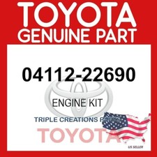 Genuine Toyota 04112-22690 Gasket Kit Engine Valve Grind 0411222690 OEM