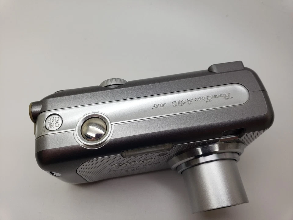 Vgc Working Silver Canon PowerShot A410 3.2MP Digital Camera - Image 4 of 4