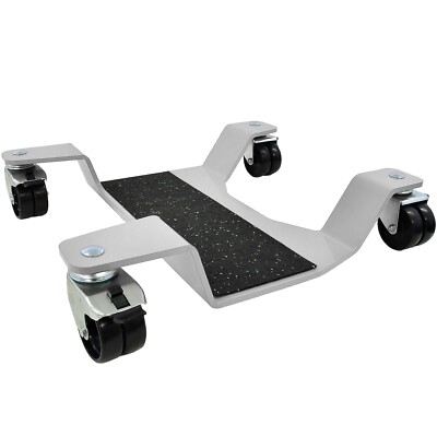 Rangierplatte Rangierwagen Motorrad Rangierhilfe für Hauptständer 400 Kg silber