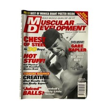 Muscular Development Magazine November 2000 Gabe Kapler Cover w Poster No Label