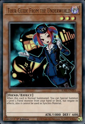 Tour Guide From The Underworld - Ultra Rare 1st Edition RA01-EN005