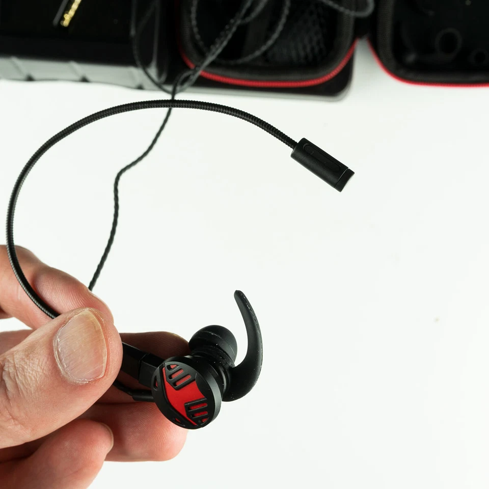 Havit H2213d Gaming Earbuds with Microphone (Black/Red) - Image 4 of 4