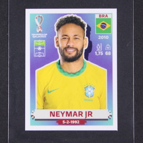 Panini FIFA World Cup Qatar 2022 | BRA17 Neymar Jr | White Parallel Sticker