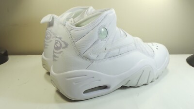 Nike Air Shake NDestrukt Triple White Size 11 880869-101 2017 EUC Nike Air Shake NDestrukt Triple White 880869-101  main image 4