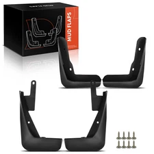 4x Splash Guards Mud Flaps Front & Rear Molded for Lexus IS250 300 350 2014-2016