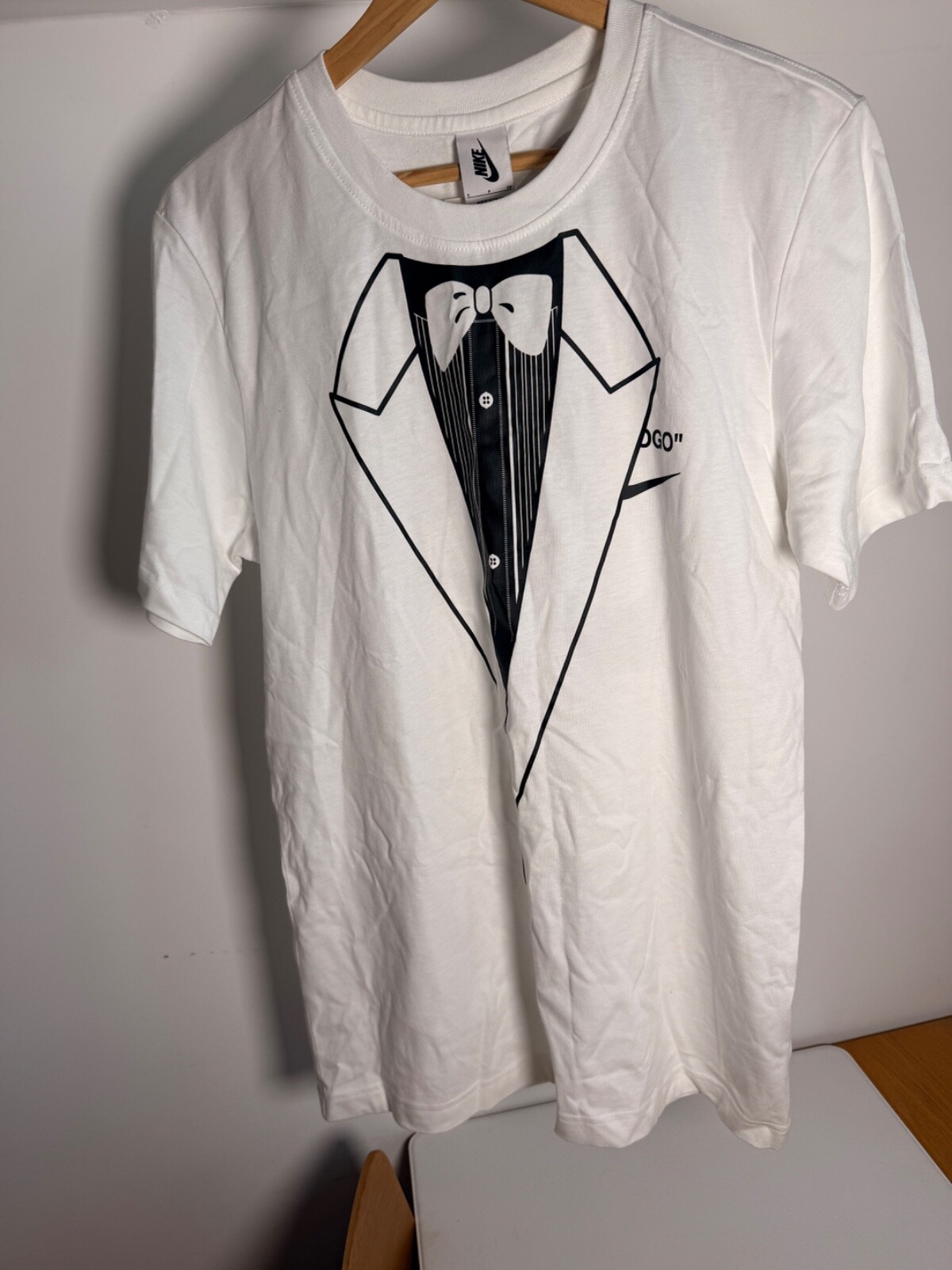 T shirt OFF WHITE x Nike NRG A6 bianca