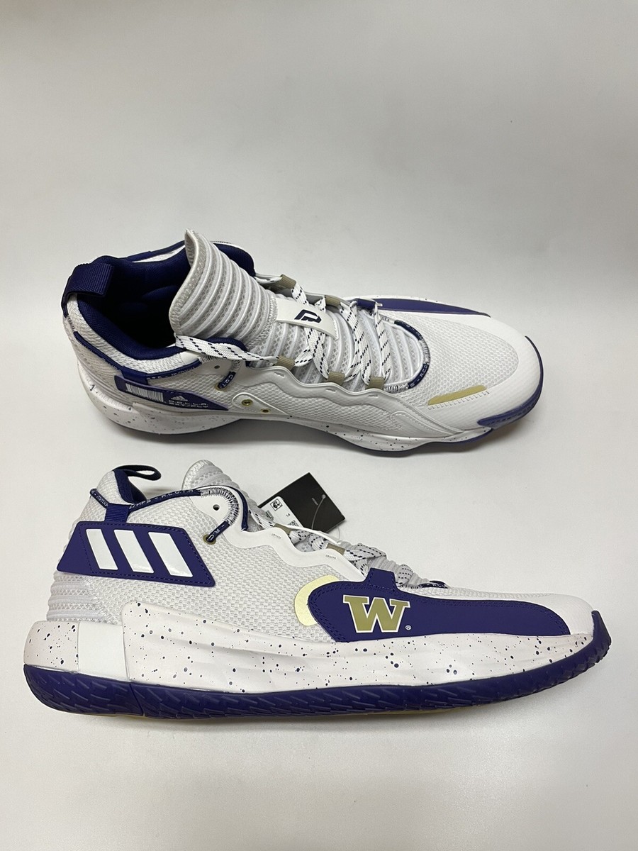 Adidas SM Dame 7 EXTPLY Washington Huskies PE White GX3462  display picture 2
