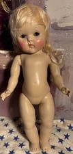 1950s Vogue Strung Ginny Doll Original Nude . Matted Hair As Found