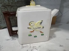 Vgt Chick Japanese Pitcher Hand painted.