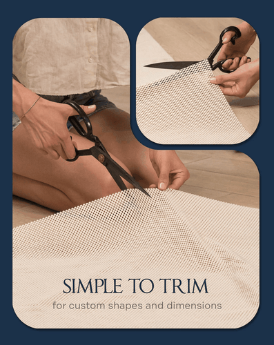 Non Slip Rug Pad Gripper 2 x 4 Ft Anti Skid Carpet Mat Provides Protection - Picture 4 of 8