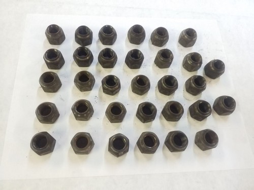 Wheel Lug Nuts Set - Qty of 32 | Fits 1985-1994 Ford F250 F350 - Picture 3 of 12