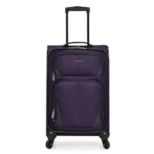 U.S. TRAVELER AVIRON BAY EXPANDABLE SOFTSIDE LUGGAGE 22" - PURPLE