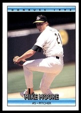 Mike Moore 1992 Donruss #337 Athletics MLB READ FREE SHIPPING AutographDen